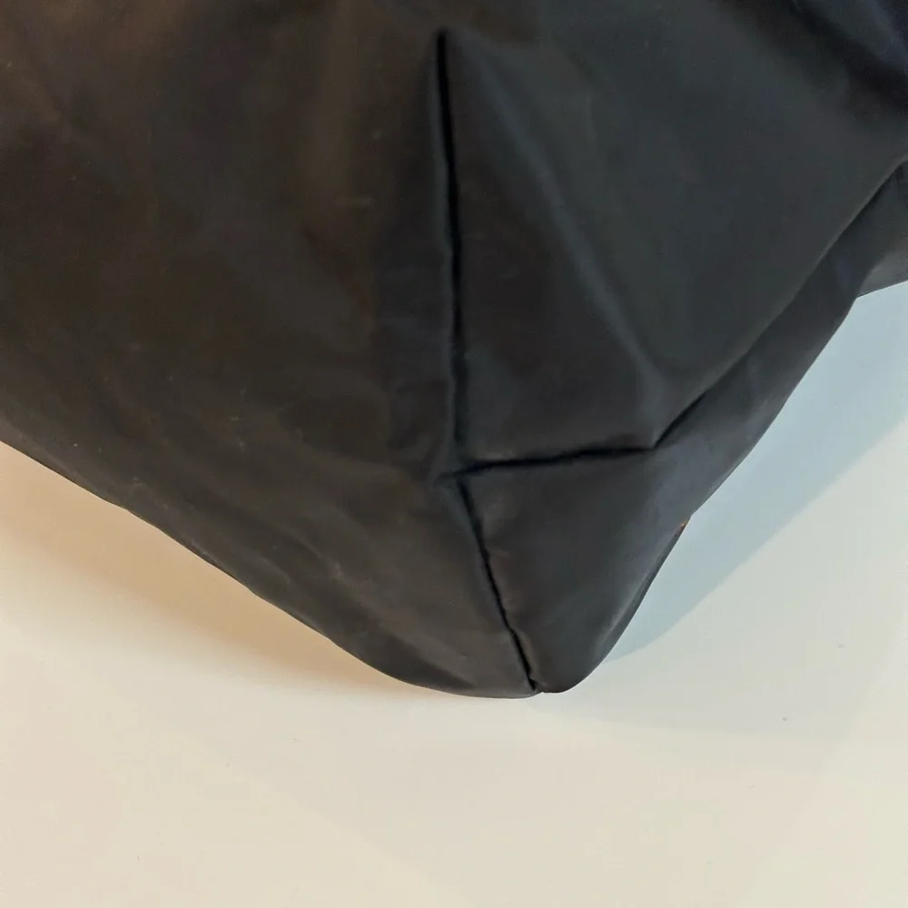 limited-edition Longchamp Le Pliage embroidered tote bag black and brown - Picture 12 of 12